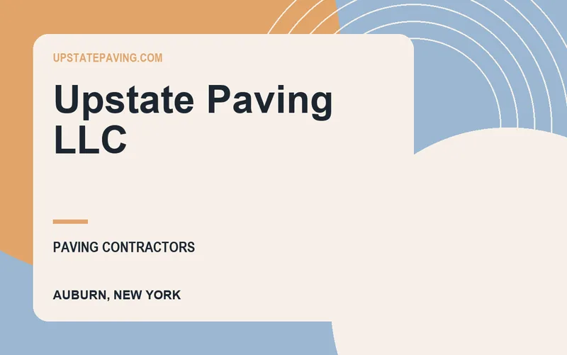 Upstate Paving LLC in Auburn, New York