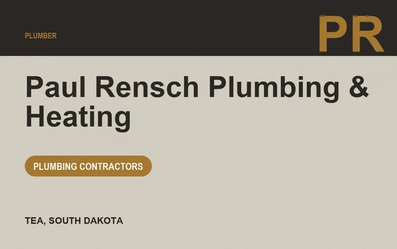 Paul Rensch Plumbing & Heating in Tea, South Dakota