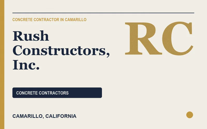 Rush Constructors, Inc. in Camarillo, California