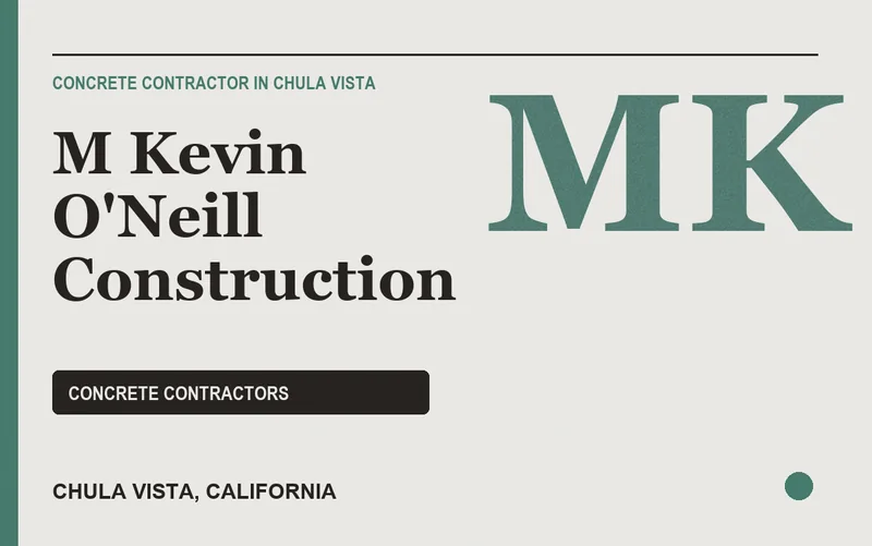 M Kevin O'Neill Construction in Chula Vista, California