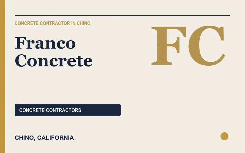 Franco Concrete in Chino, California