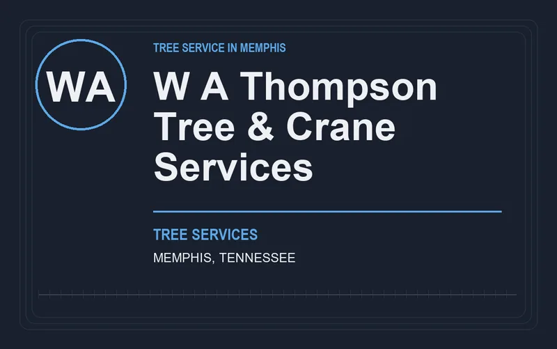 W A Thompson Tree & Crane Services in Memphis, Tennessee