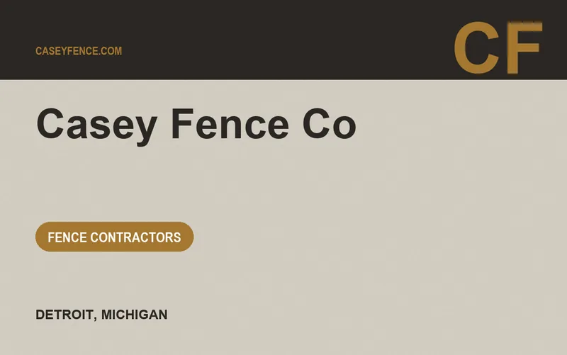 Casey Fence Co in Detroit, Michigan