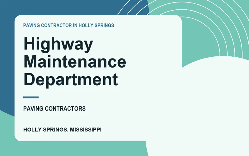 Highway Maintenance Department in Holly Springs, Mississippi
