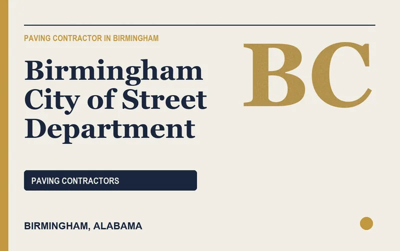 Birmingham City of Street Department in Birmingham, Alabama