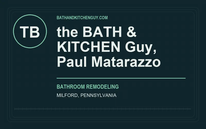 the BATH & KITCHEN Guy, Paul Matarazzo in Milford, Pennsylvania