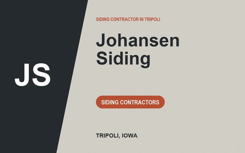 Johansen Siding in Tripoli, Iowa