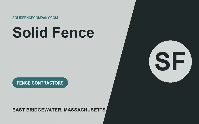Solid Fence in East Bridgewater, Massachusetts