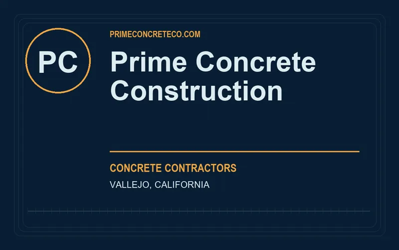 prime concrete construction in Vallejo, California