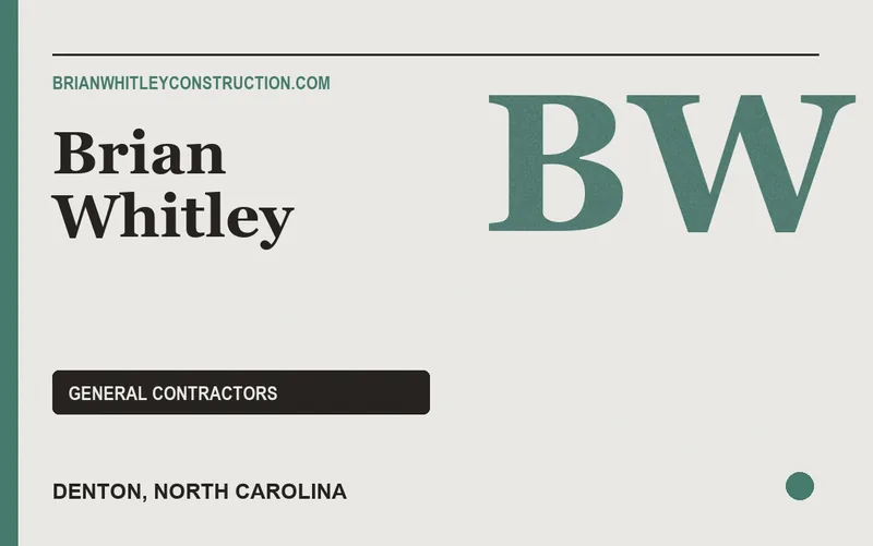 BRIAN WHITLEY in Denton, North Carolina