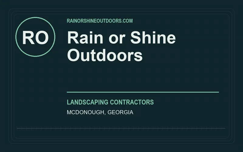 Rain or Shine Outdoors in McDonough, Georgia