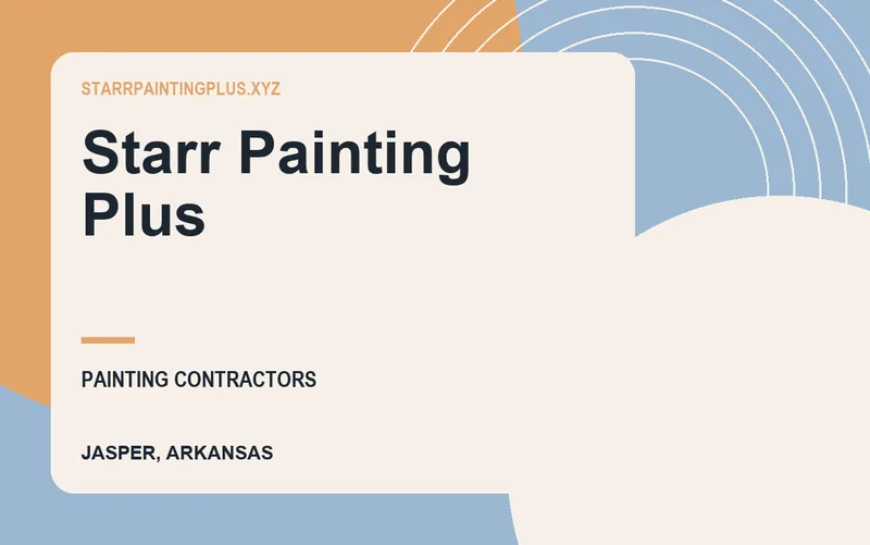 Starr Painting Plus in Jasper, Arkansas