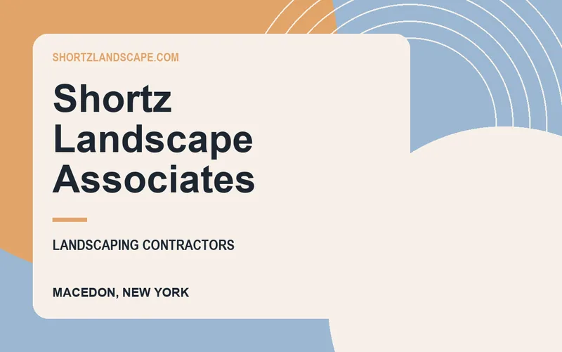 Shortz Landscape Associates in Macedon, New York