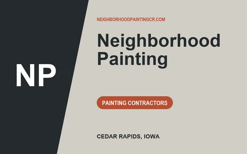 Neighborhood Painting in Cedar Rapids, Iowa