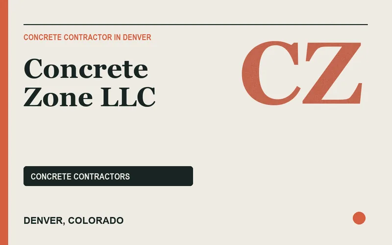 Concrete Zone LLC in Denver, Colorado