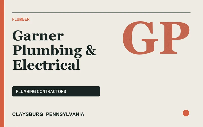 Garner Plumbing & Electrical in Claysburg, Pennsylvania