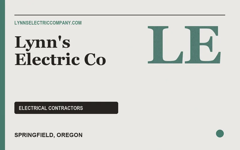 Lynn's Electric Co in Springfield, Oregon