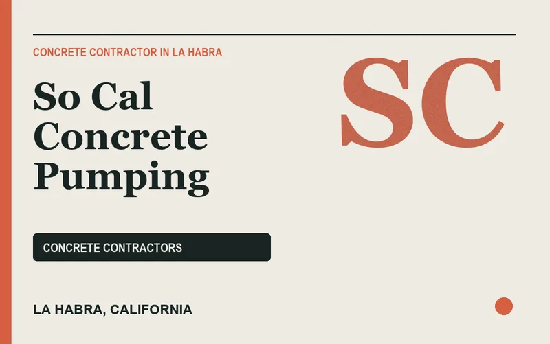 So Cal Concrete Pumping in La Habra, California