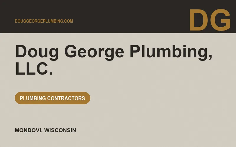 Doug George Plumbing, L.L.C. in Mondovi, Wisconsin