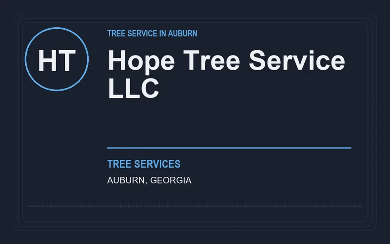 Hope Tree Service LLC in Auburn, Georgia