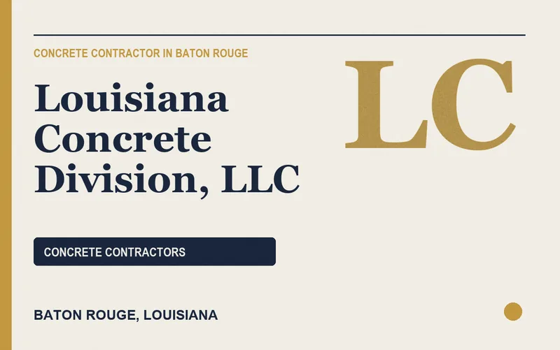 Louisiana Concrete Division, LLC in Baton Rouge, Louisiana