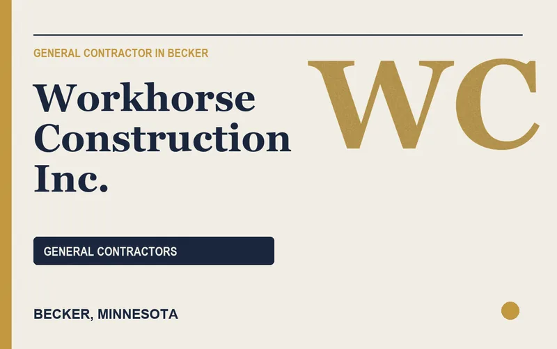 Workhorse Construction Inc. in Becker, Minnesota