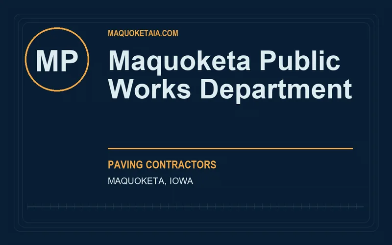 Maquoketa Public Works Department in Maquoketa, Iowa