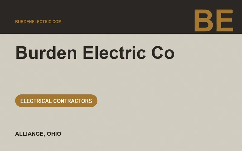 Burden Electric Co in Alliance, Ohio