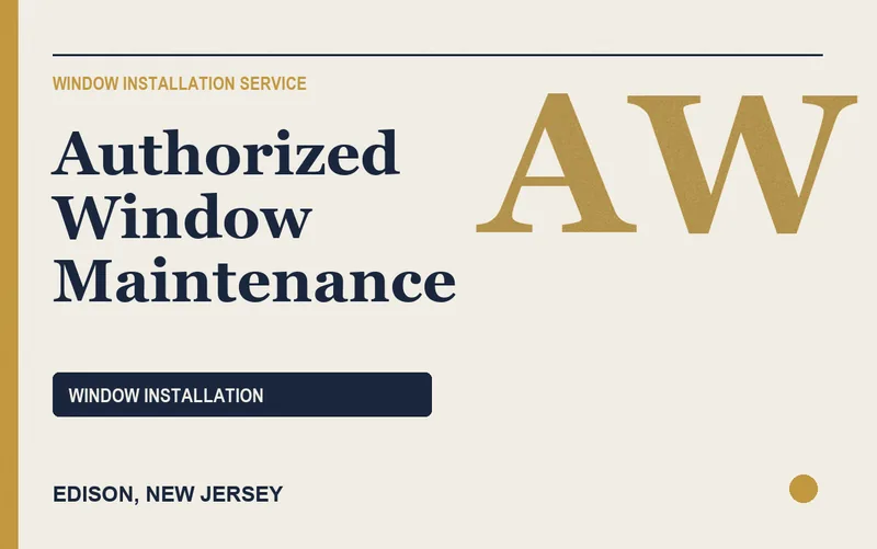 Authorized Window Maintenance in Edison, New Jersey