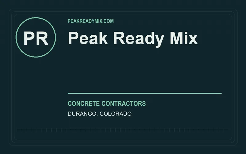 Peak Ready Mix in Durango, Colorado