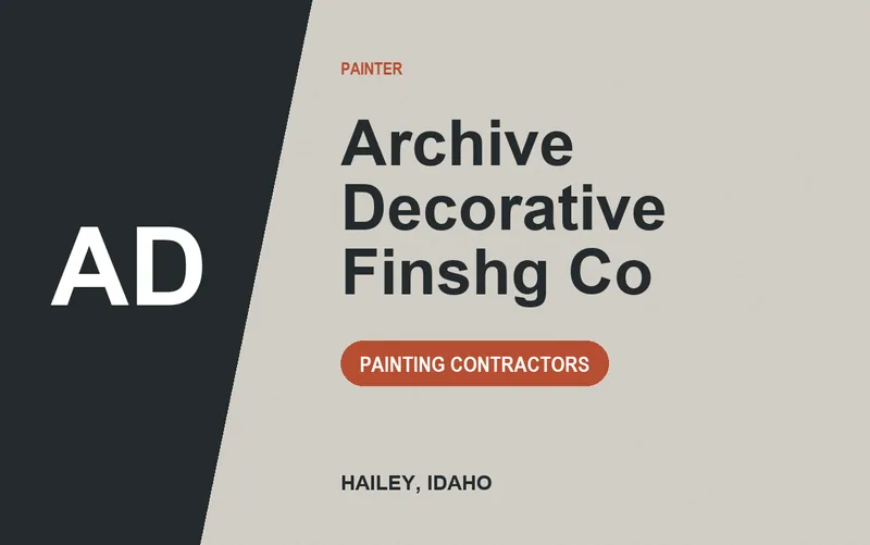 Archive Decorative Finshg Co in Hailey, Idaho