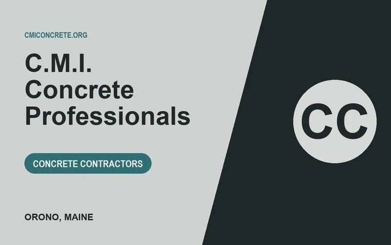 C.M.I. Concrete Professionals in Orono, Maine