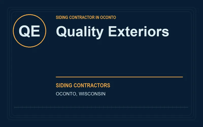 Quality Exteriors in Oconto, Wisconsin