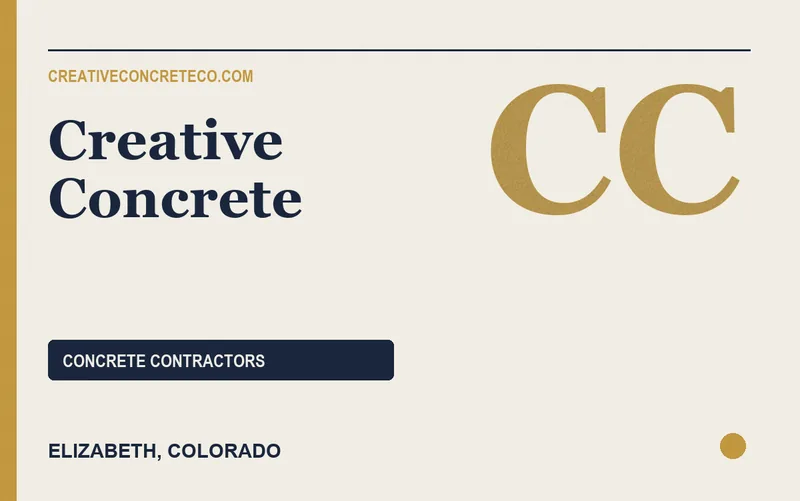 Creative Concrete in Elizabeth, Colorado