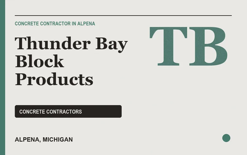 Thunder Bay Block Products in Alpena, Michigan