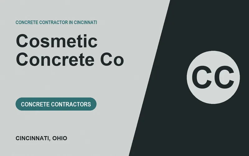 Cosmetic Concrete Co in Cincinnati, Ohio