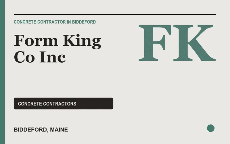 Form King Co Inc in Biddeford, Maine