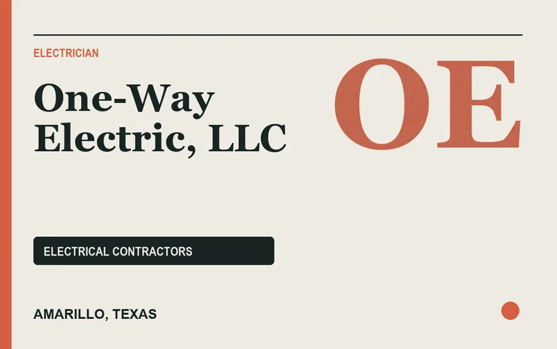 One-Way Electric, LLC in Amarillo, Texas