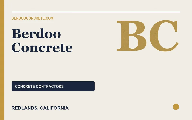 Berdoo Concrete in Redlands, California