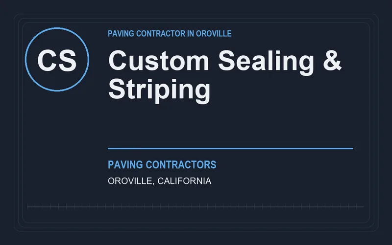 Custom Sealing & Striping in Oroville, California