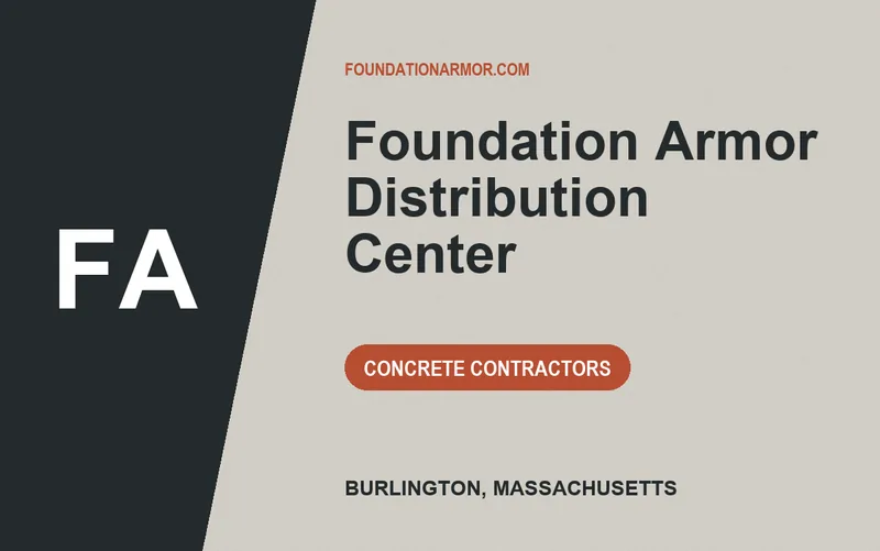 Foundation Armor Distribution Center in Burlington, Massachusetts