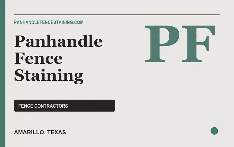 Panhandle Fence Staining in Amarillo, Texas