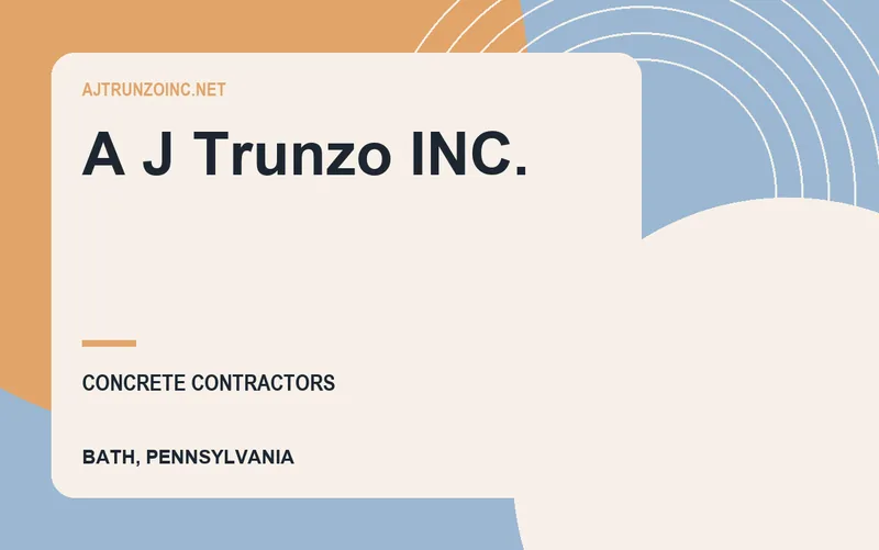 A J Trunzo INC. in Bath, Pennsylvania