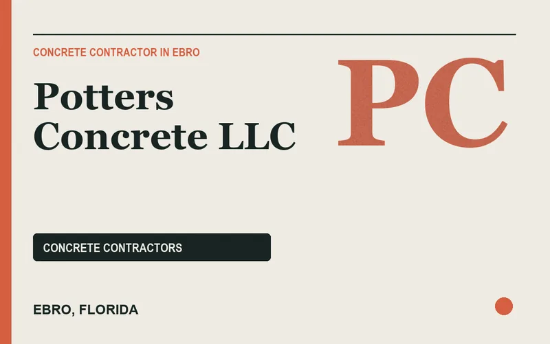 Potters Concrete LLC in Ebro, Florida