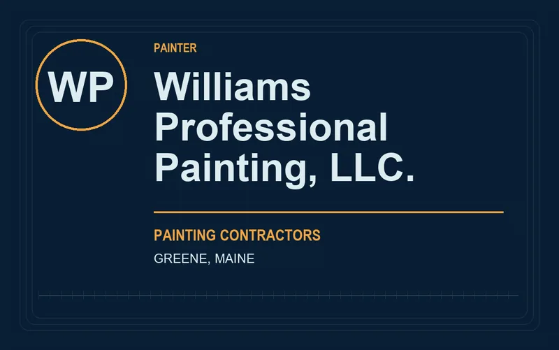 Williams Professional Painting, LLC. in Greene, Maine