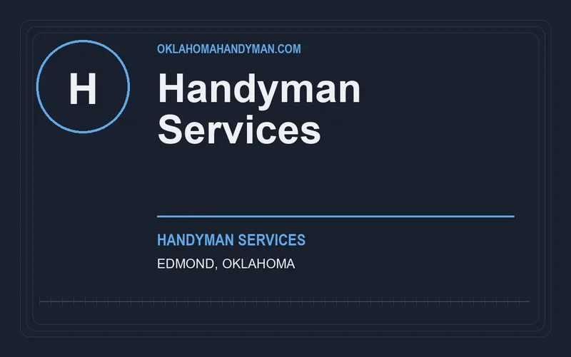 Handyman Services in Edmond, Oklahoma