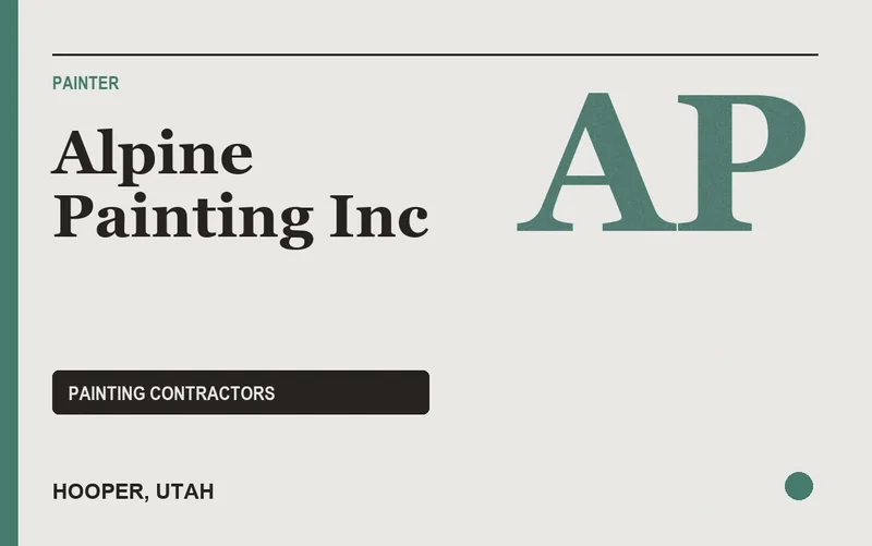 Alpine Painting Inc in Hooper, Utah