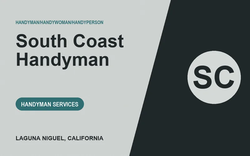 South Coast Handyman in Laguna Niguel, California
