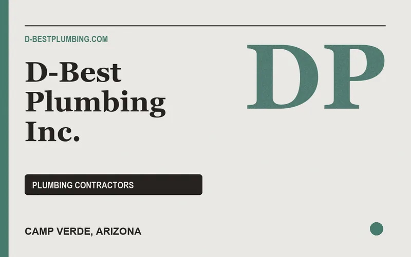 D-Best Plumbing Inc. in Camp Verde, Arizona