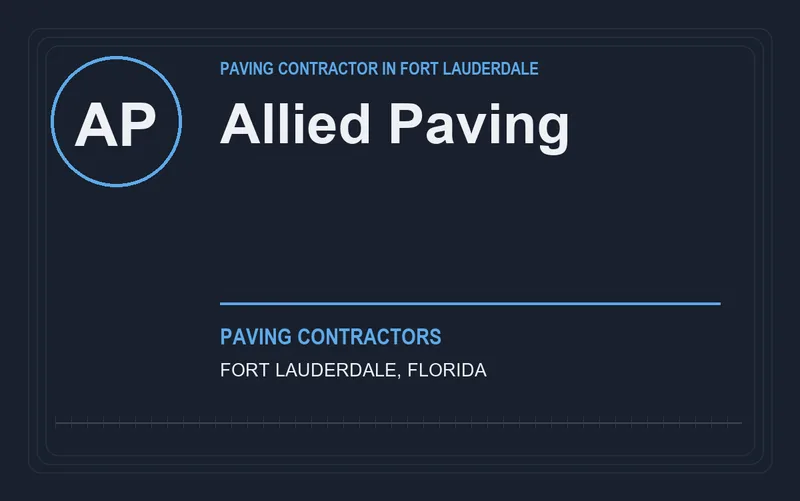 Allied Paving in Fort Lauderdale, Florida